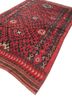 kiaan red and orange wool hand knotted Rug - FoldShot kiaan red and orange wool hand knotted Rug - FoldShot