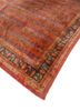 aalam red and orange wool hand knotted Rug - FoldShot