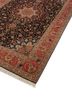 aalam grey and black wool and silk hand knotted Rug - FoldShot aalam grey and black wool and silk hand knotted Rug - FoldShot