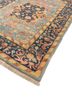 aalam blue wool hand knotted Rug - FoldShot