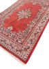 aalam red and orange wool hand knotted Rug - FoldShot aalam red and orange wool hand knotted Rug - FoldShot