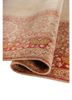 aalam red and orange wool hand knotted Rug - FoldShot aalam red and orange wool hand knotted Rug - FoldShot