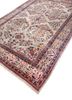 aalam blue wool hand knotted Rug - FoldShot aalam blue wool hand knotted Rug - FoldShot