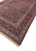 aalam blue wool hand knotted Rug - FoldShot