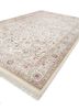 aalam ivory wool hand knotted Rug - FoldShot