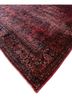 aalam red and orange wool hand knotted Rug - FoldShot aalam red and orange wool hand knotted Rug - FoldShot