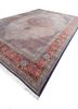 aalam red and orange wool hand knotted Rug - FoldShot aalam red and orange wool hand knotted Rug - FoldShot