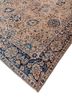 aalam blue wool hand knotted Rug - FoldShot aalam blue wool hand knotted Rug - FoldShot