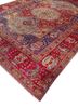 aalam red and orange wool hand knotted Rug - FoldShot aalam red and orange wool hand knotted Rug - FoldShot