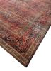 aalam red and orange wool hand knotted Rug - FoldShot aalam red and orange wool hand knotted Rug - FoldShot