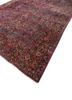 aalam red and orange wool hand knotted Rug - FoldShot