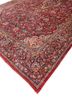 aalam red and orange wool hand knotted Rug - FoldShot aalam red and orange wool hand knotted Rug - FoldShot