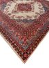aalam red and orange wool hand knotted Rug - FoldShot aalam red and orange wool hand knotted Rug - FoldShot