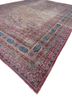 aalam red and orange wool hand knotted Rug - FoldShot