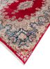 aalam blue wool hand knotted Rug - FoldShot aalam blue wool hand knotted Rug - FoldShot