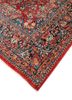 aalam blue wool hand knotted Rug - FoldShot