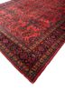 aalam red and orange wool hand knotted Rug - FoldShot aalam red and orange wool hand knotted Rug - FoldShot