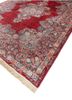 aalam red and orange wool hand knotted Rug - FoldShot aalam red and orange wool hand knotted Rug - FoldShot