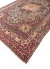 aalam beige and brown wool hand knotted Rug - FoldShot