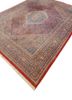 aalam blue wool hand knotted Rug - FoldShot aalam blue wool hand knotted Rug - FoldShot