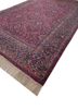 aalam blue wool hand knotted Rug - FoldShot aalam blue wool hand knotted Rug - FoldShot