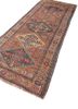 aalam red and orange wool hand knotted Rug - FoldShot