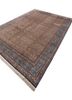 aalam blue wool hand knotted Rug - FoldShot aalam blue wool hand knotted Rug - FoldShot