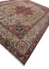 aalam blue wool hand knotted Rug - FoldShot aalam blue wool hand knotted Rug - FoldShot