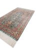 gulmarg red and orange silk hand knotted Rug - FoldShot gulmarg red and orange silk hand knotted Rug - FoldShot
