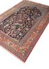 aalam red and orange wool and silk hand knotted Rug - FoldShot aalam red and orange wool and silk hand knotted Rug - FoldShot