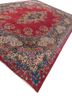 aalam pink and purple wool hand knotted Rug - FoldShot