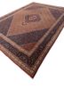 aalam blue wool hand knotted Rug - FoldShot aalam blue wool hand knotted Rug - FoldShot