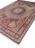 aalam blue wool hand knotted Rug - FoldShot aalam blue wool hand knotted Rug - FoldShot