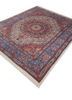 aalam blue wool hand knotted Rug - FoldShot aalam blue wool hand knotted Rug - FoldShot