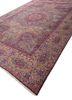 aalam pink and purple wool hand knotted Rug - FoldShot