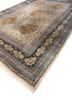 aalam blue wool hand knotted Rug - FoldShot
