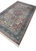 gulmarg blue silk hand knotted Rug - FoldShot