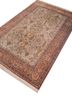 gulmarg red and orange silk hand knotted Rug - FoldShot