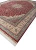 gulmarg red and orange silk hand knotted Rug - FoldShot gulmarg red and orange silk hand knotted Rug - FoldShot