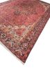 aalam pink and purple wool hand knotted Rug - FoldShot aalam pink and purple wool hand knotted Rug - FoldShot