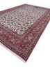 aalam red and orange wool hand knotted Rug - FoldShot
