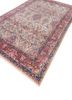 aalam blue wool hand knotted Rug - FoldShot aalam blue wool hand knotted Rug - FoldShot
