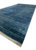 zuri blue wool hand knotted Rug - FoldShot zuri blue wool hand knotted Rug - FoldShot
