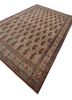 aalam red and orange wool hand knotted Rug - FoldShot aalam red and orange wool hand knotted Rug - FoldShot