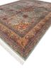 aalam blue wool hand knotted Rug - FoldShot aalam blue wool hand knotted Rug - FoldShot