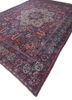aalam blue wool hand knotted Rug - FoldShot