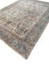 aalam blue wool hand knotted Rug - FoldShot aalam blue wool hand knotted Rug - FoldShot