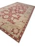 aalam red and orange wool hand knotted Rug - FoldShot aalam red and orange wool hand knotted Rug - FoldShot