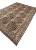 kiaan beige and brown wool hand knotted Rug - FoldShot kiaan beige and brown wool hand knotted Rug - FoldShot