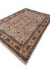 aalam red and orange wool hand knotted Rug - FoldShot aalam red and orange wool hand knotted Rug - FoldShot